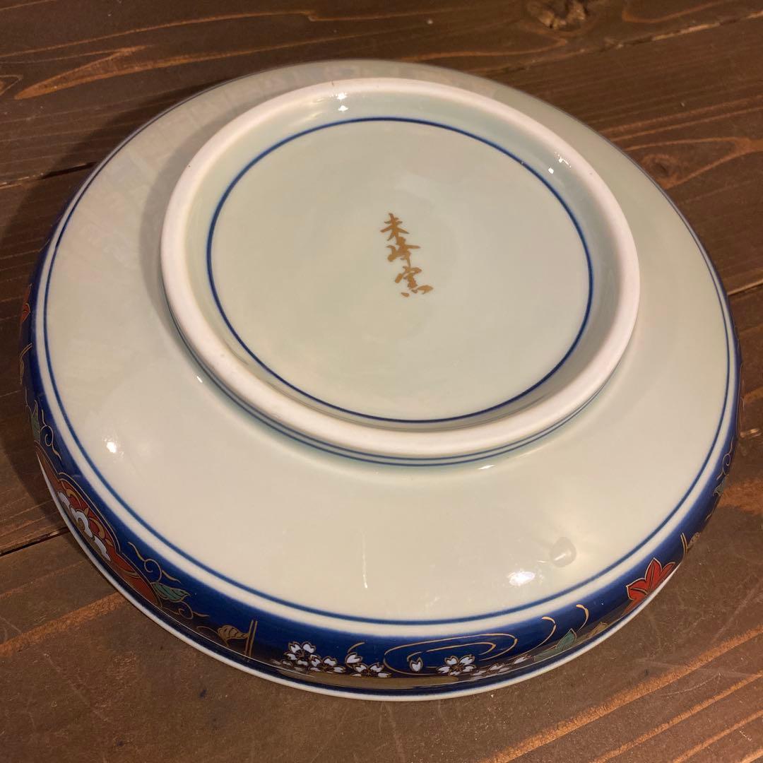 有田焼　古伊万里竜田川　8号　盛鉢　未使用　箱付き