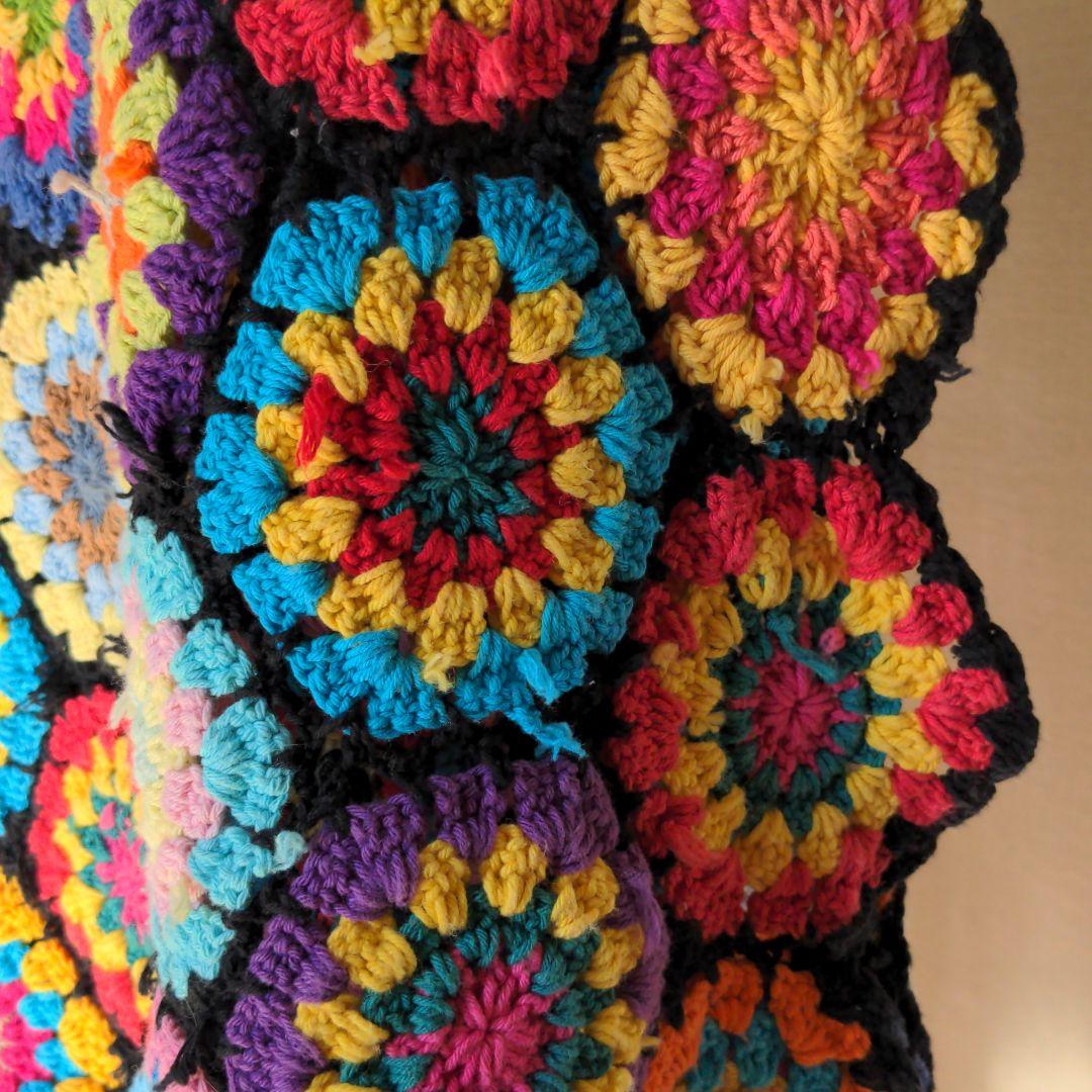 クロシェかぎ針編み　特大ハンドメイドカバー