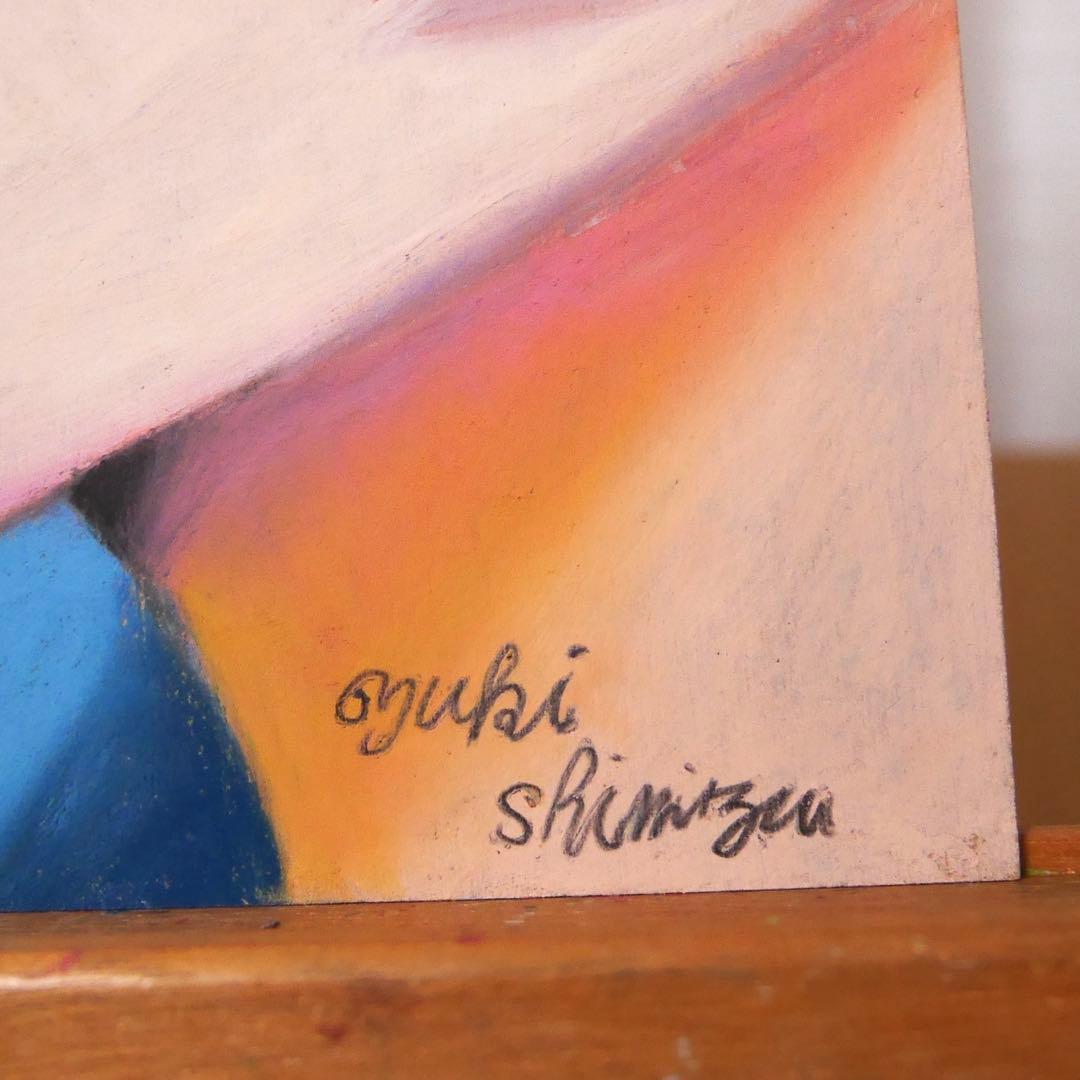 永遠(とわ)の花/原画(オイルパステル画)