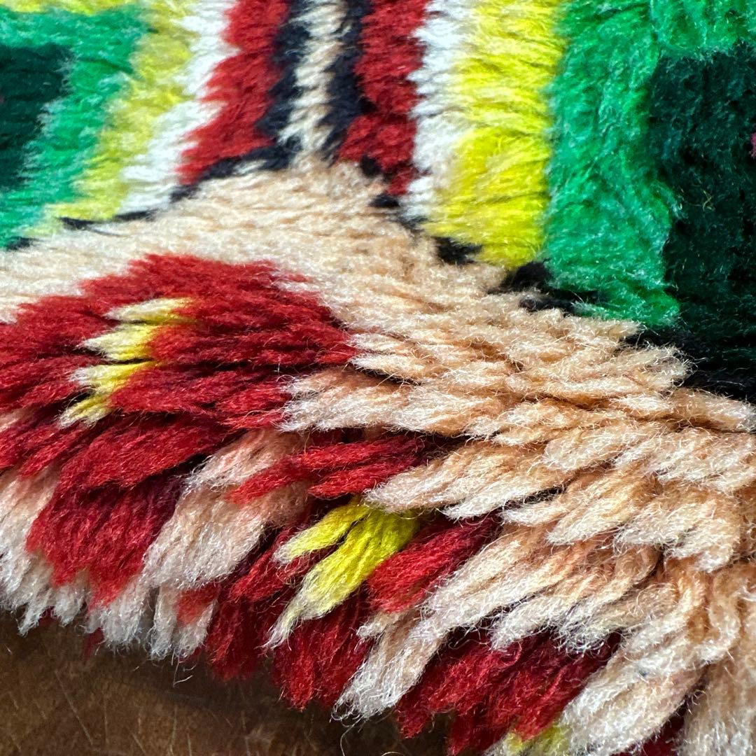 クッションカバーモロッコ絨毯40cmx40cm ふわふわウール