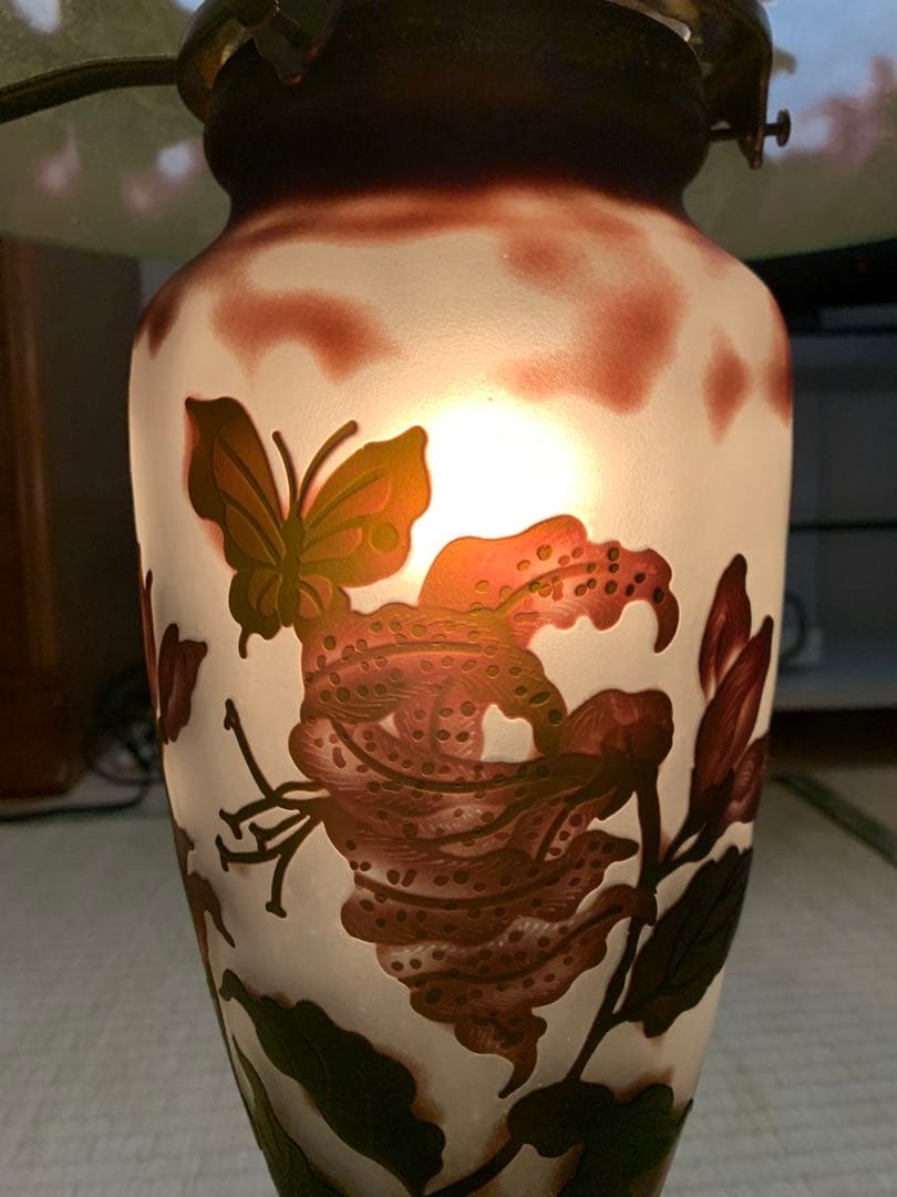 マツヤマ工芸　ガラススタンドライト　最終値下げ価格