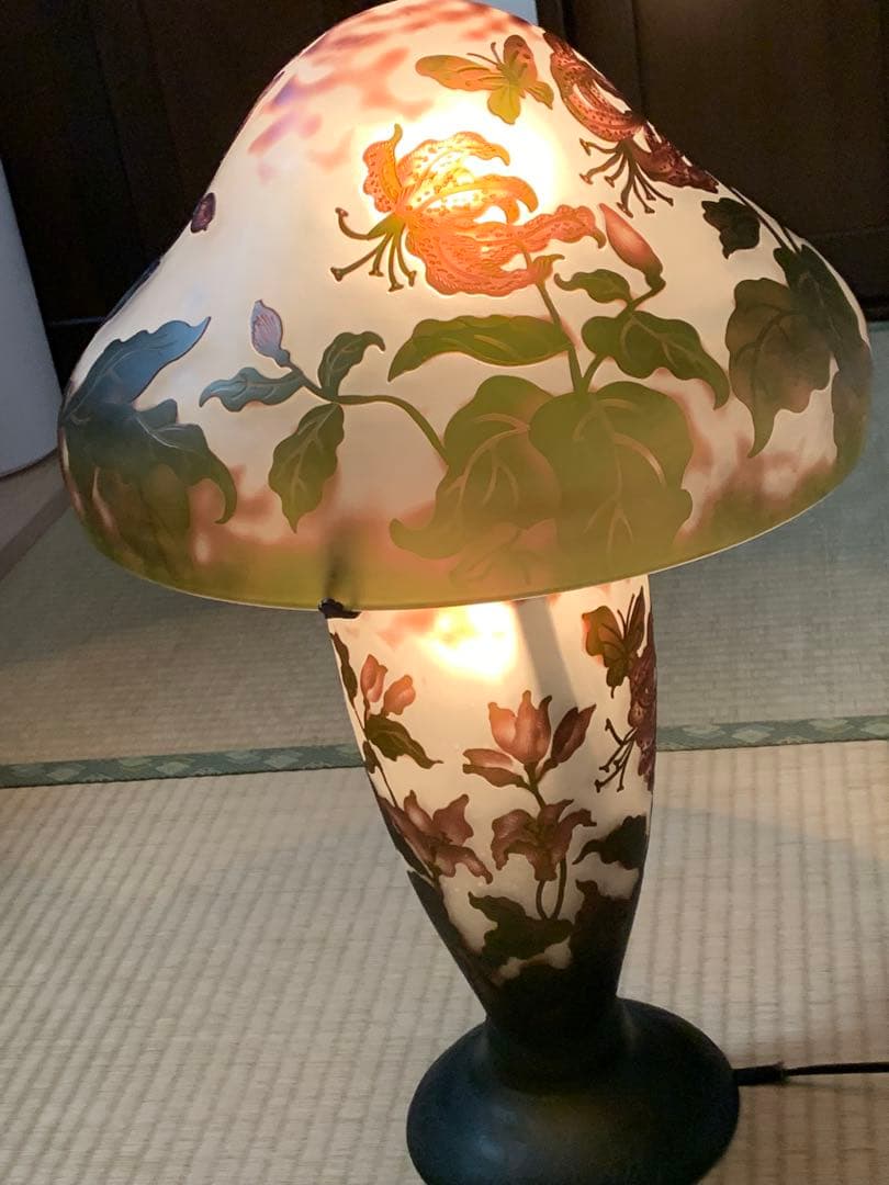 マツヤマ工芸　ガラススタンドライト　最終値下げ価格