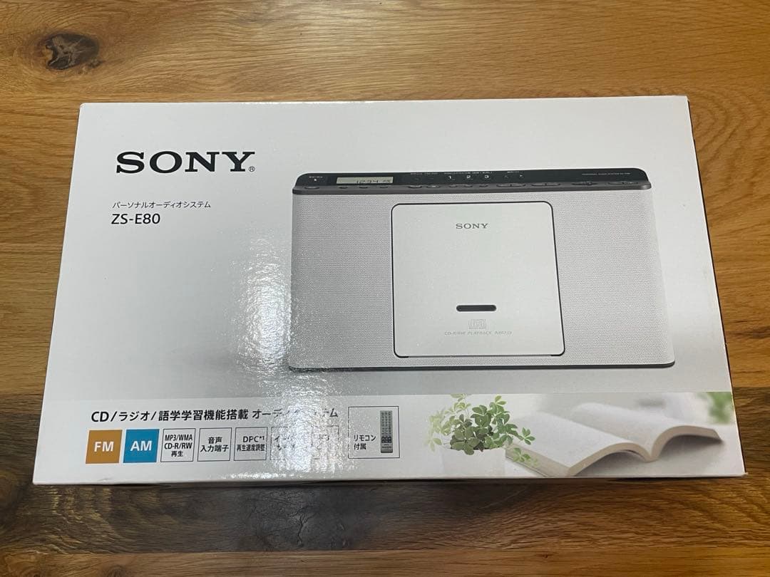 ZS-E80 語学学習機能　ソニー CDラジオ　リスニング　ピンク