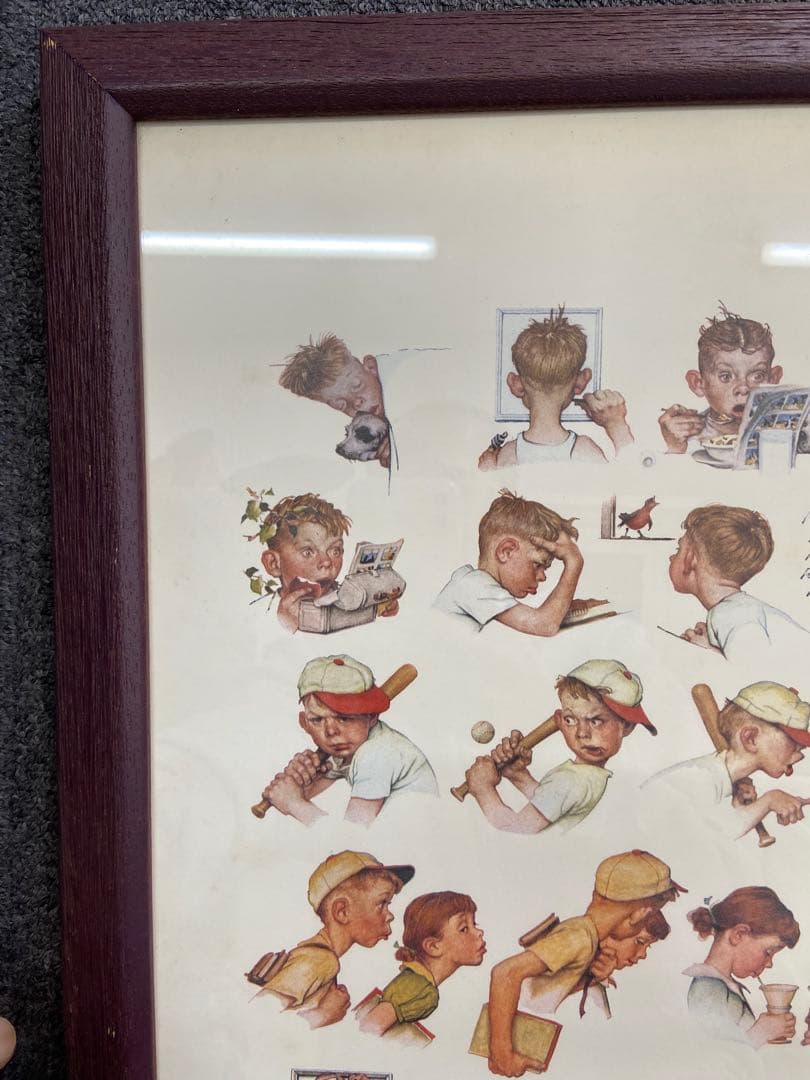 norman rockwell ノーマン　ロックウェル　男の子の1日