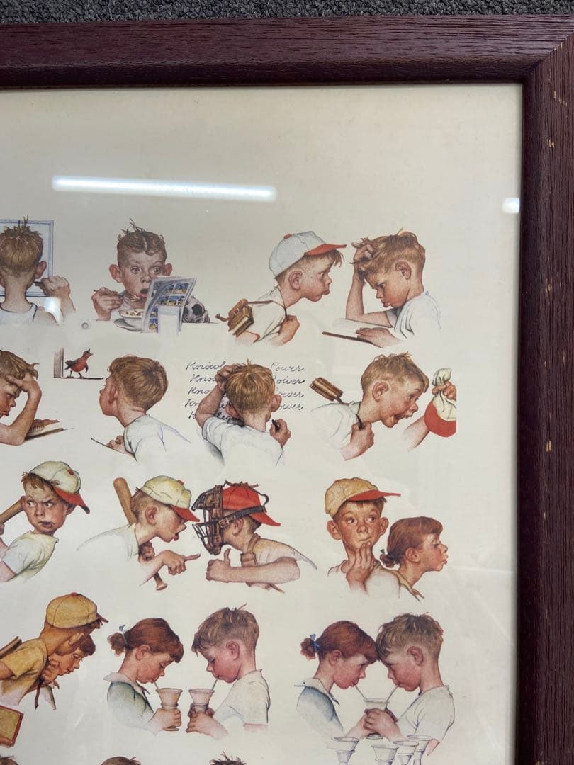 norman rockwell ノーマン　ロックウェル　男の子の1日