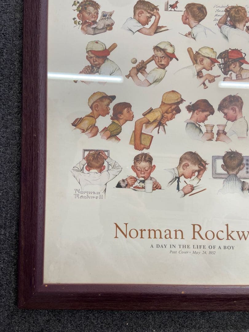norman rockwell ノーマン　ロックウェル　男の子の1日