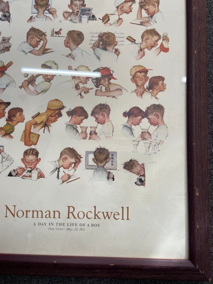 norman rockwell ノーマン　ロックウェル　男の子の1日