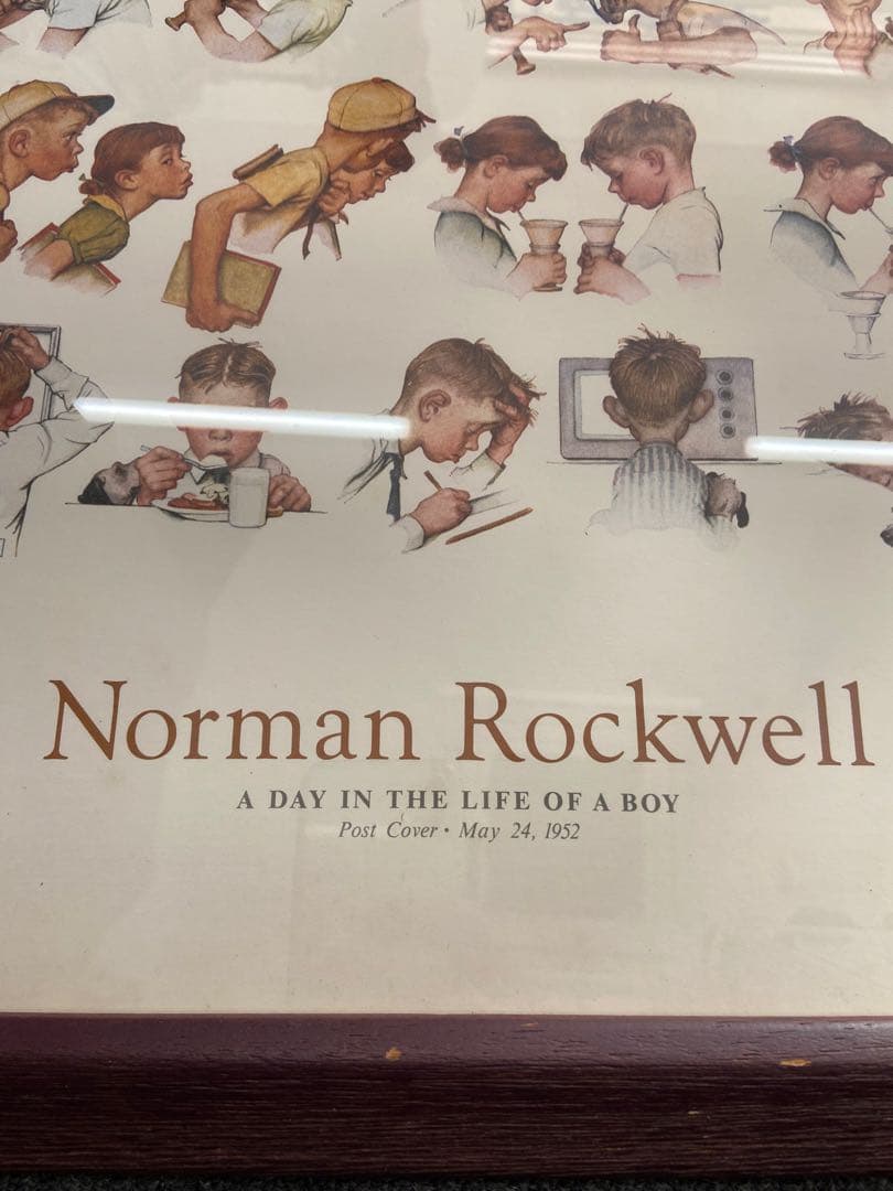norman rockwell ノーマン　ロックウェル　男の子の1日