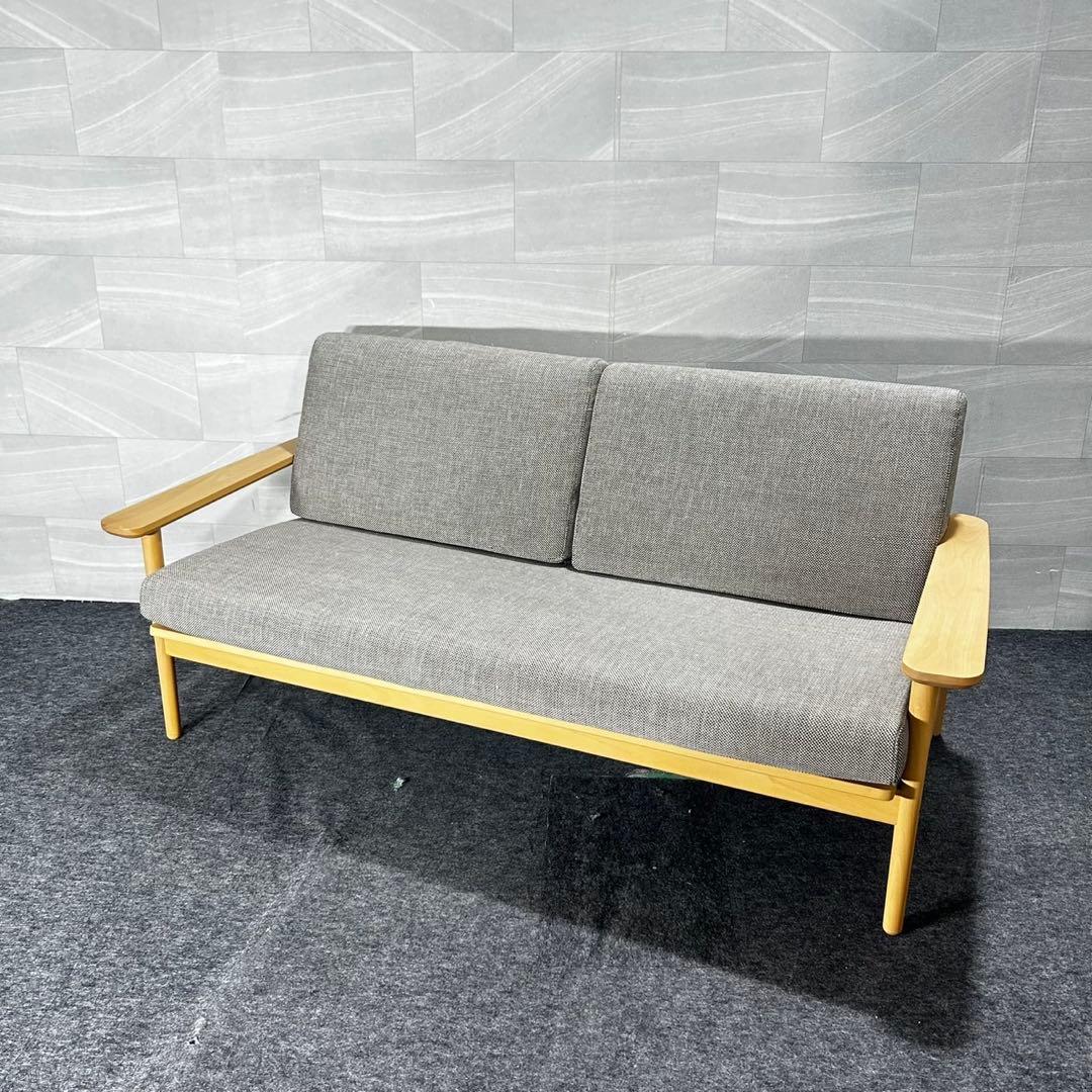 karimoku ソファ 布張り 3人掛け おしゃれ 家具 d5046