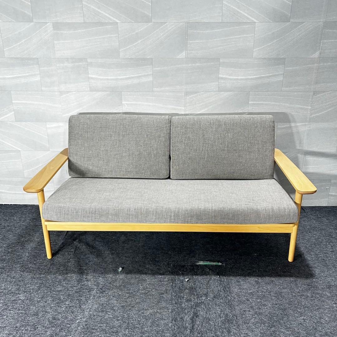 karimoku ソファ 布張り 3人掛け おしゃれ 家具 d5046