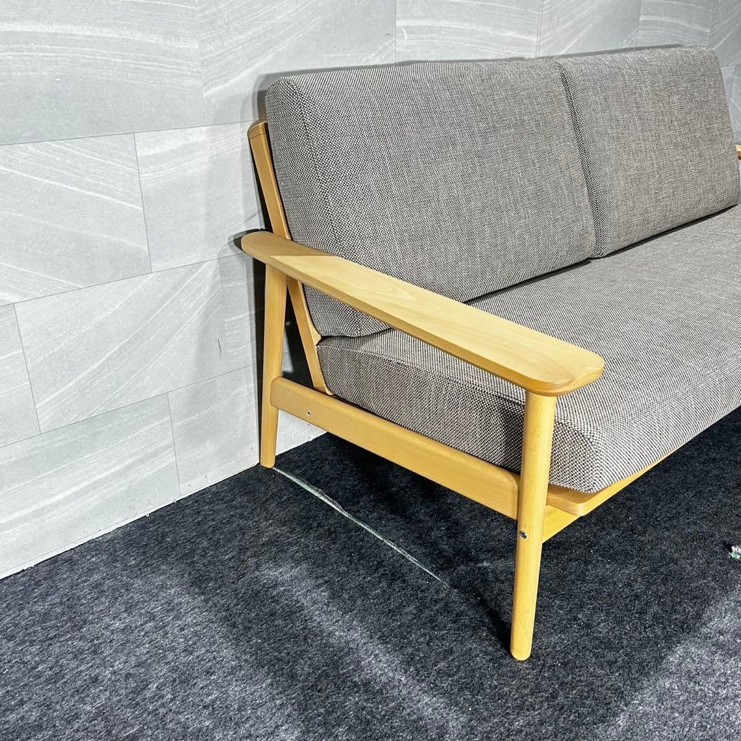 karimoku ソファ 布張り 3人掛け おしゃれ 家具 d5046