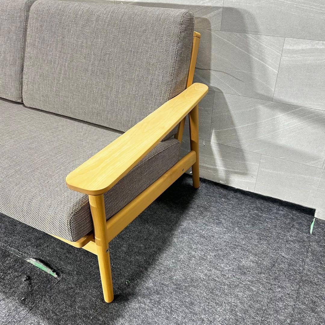 karimoku ソファ 布張り 3人掛け おしゃれ 家具 d5046