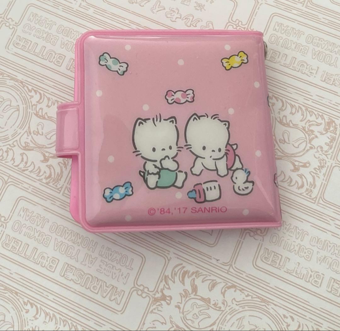 サンリオ　ニャニィニュニェニョン　プラチェスト　引き出し　シール　折り畳みミラー