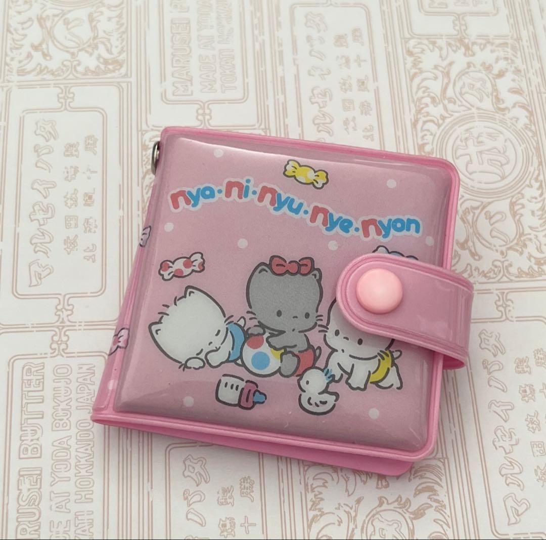 サンリオ　ニャニィニュニェニョン　プラチェスト　引き出し　シール　折り畳みミラー