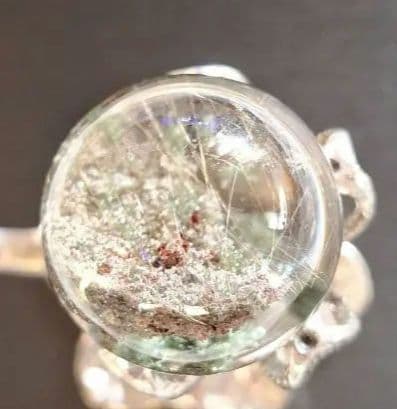 ★天然石★最強金運ガーデンルチルスフィア(台座付き)