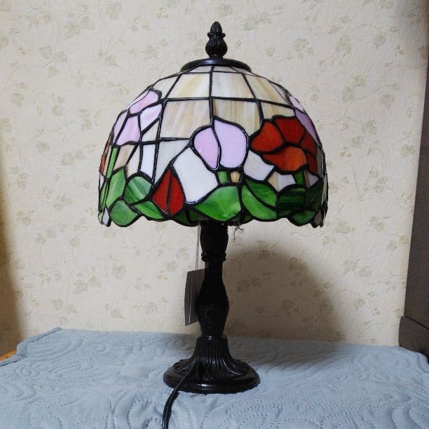 ★新品未使用★ステンドランプ