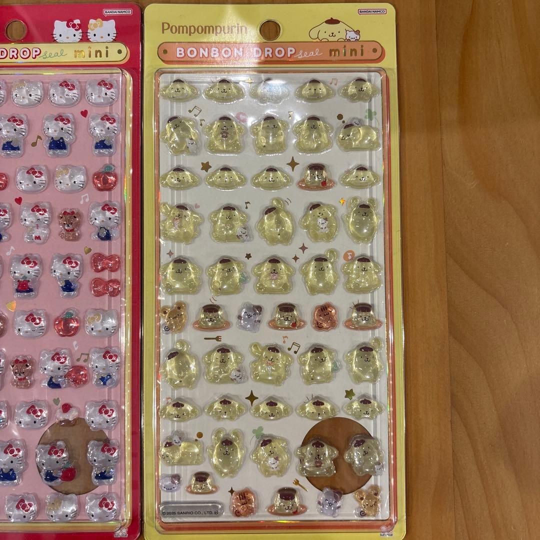【正規品】ボンボンドロップシール　サンリオミニ　mini 5枚セット