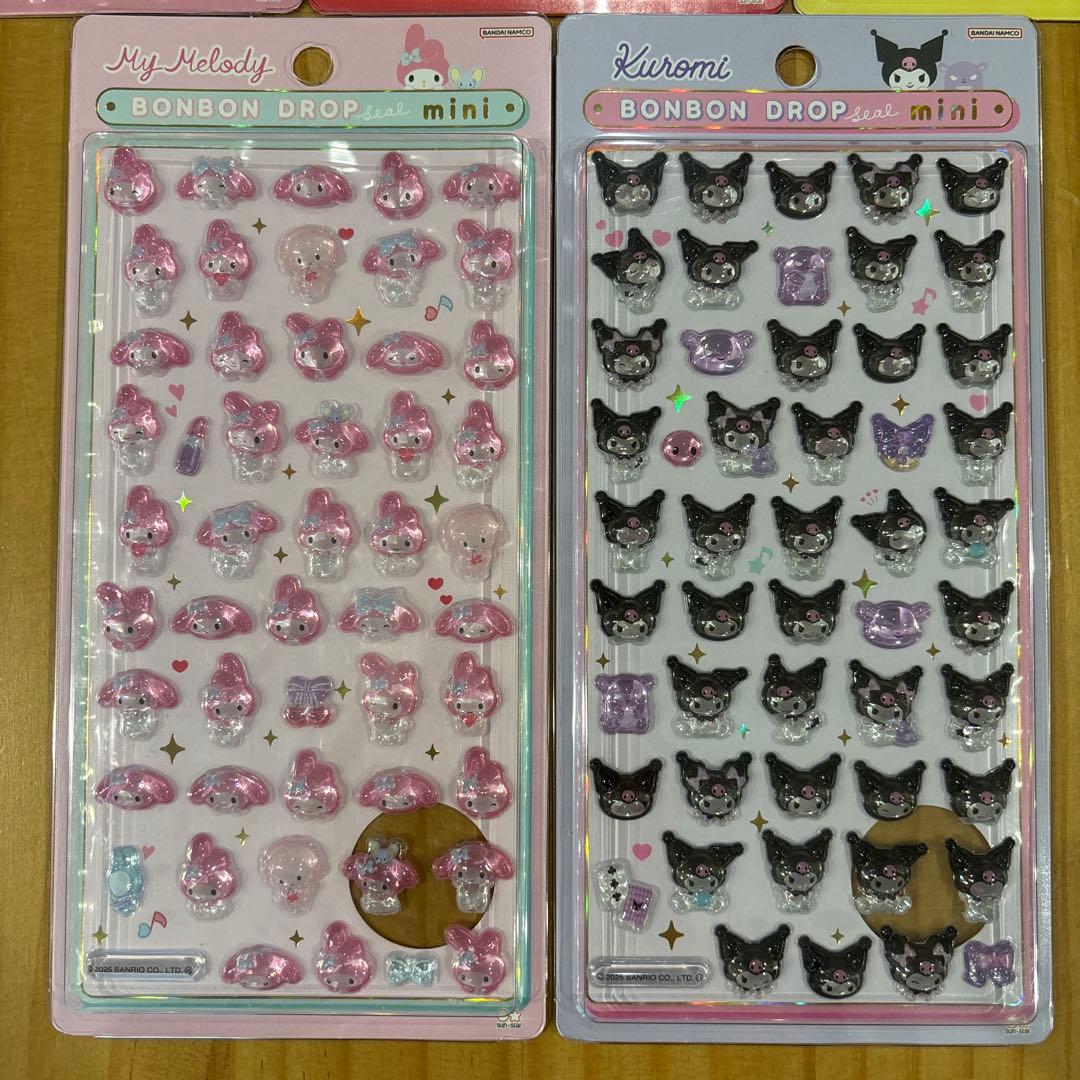 【正規品】ボンボンドロップシール　サンリオミニ　mini 5枚セット