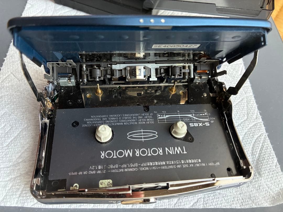 パナソニック　①MDプレーヤー SJ-MJ35②カセットプレーヤー RQ-S95