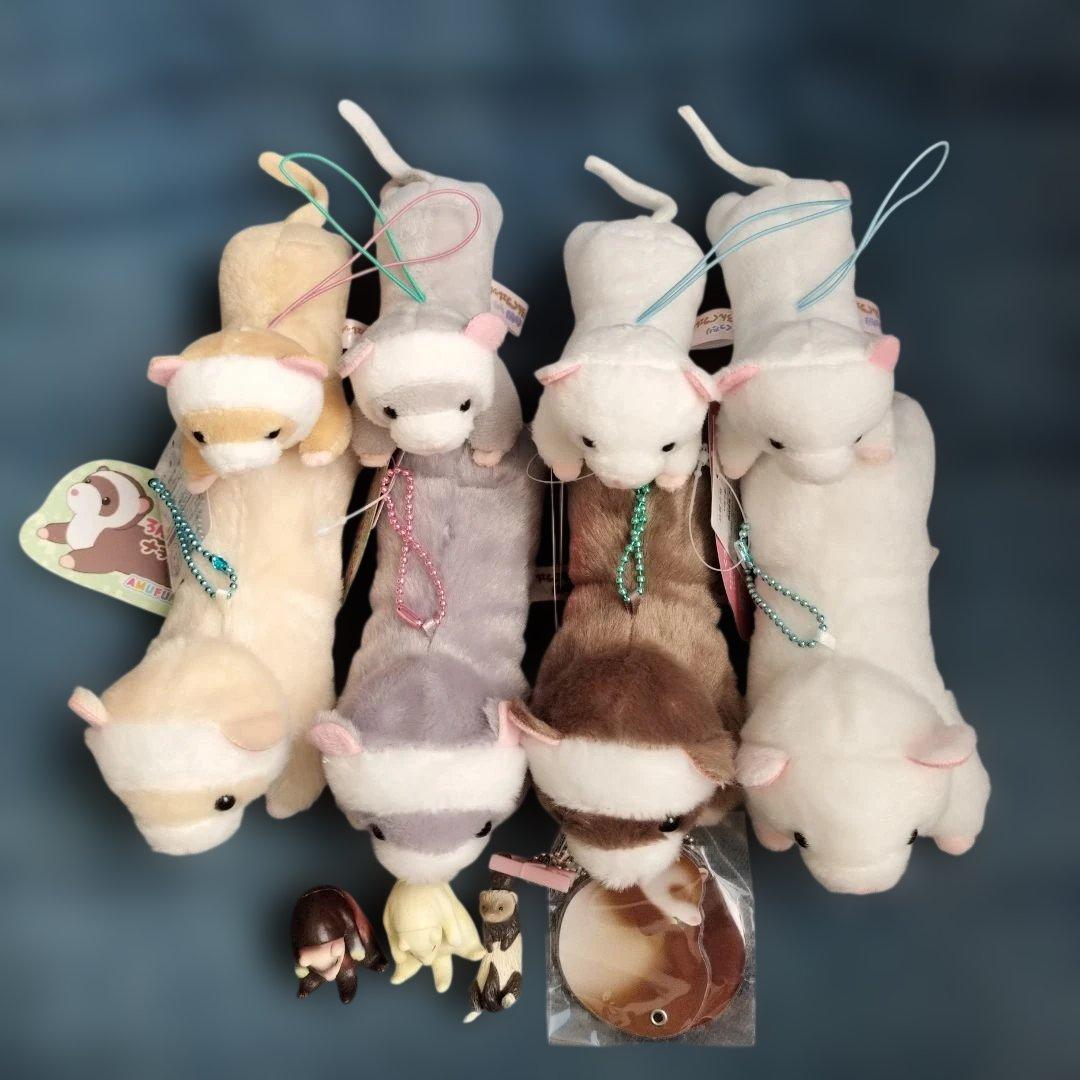 【フェレット】くったりろんぐフェレット　たべすぎまして　洗濯日和　おねむりコーム