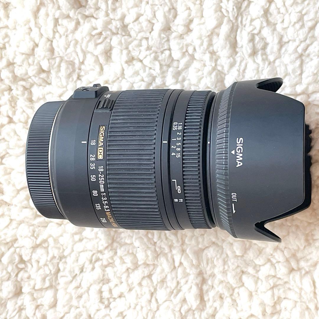 レンズ(ズーム) sigma 18-250mm canon