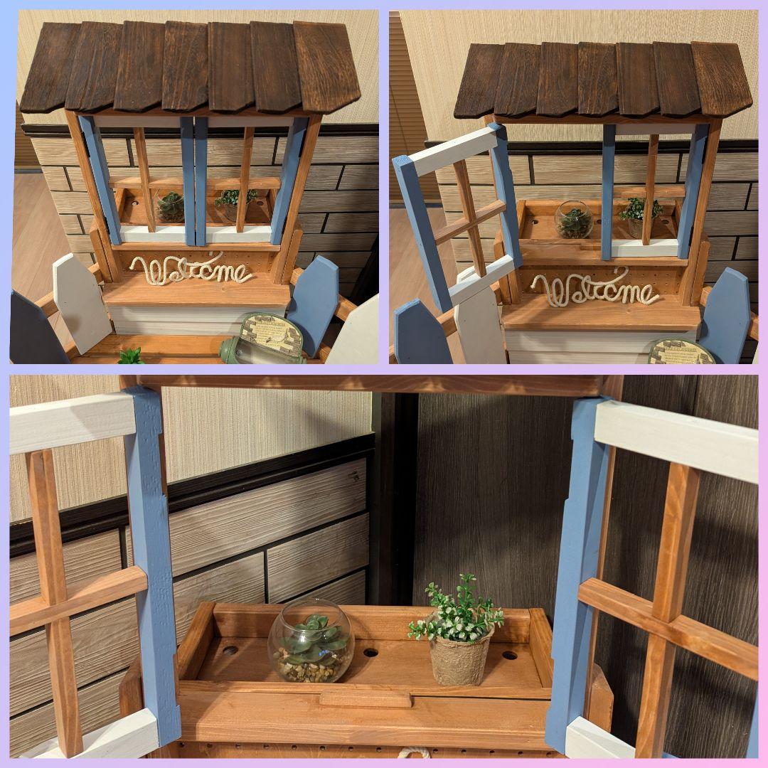 ガーデンフェンス風 多段ラック