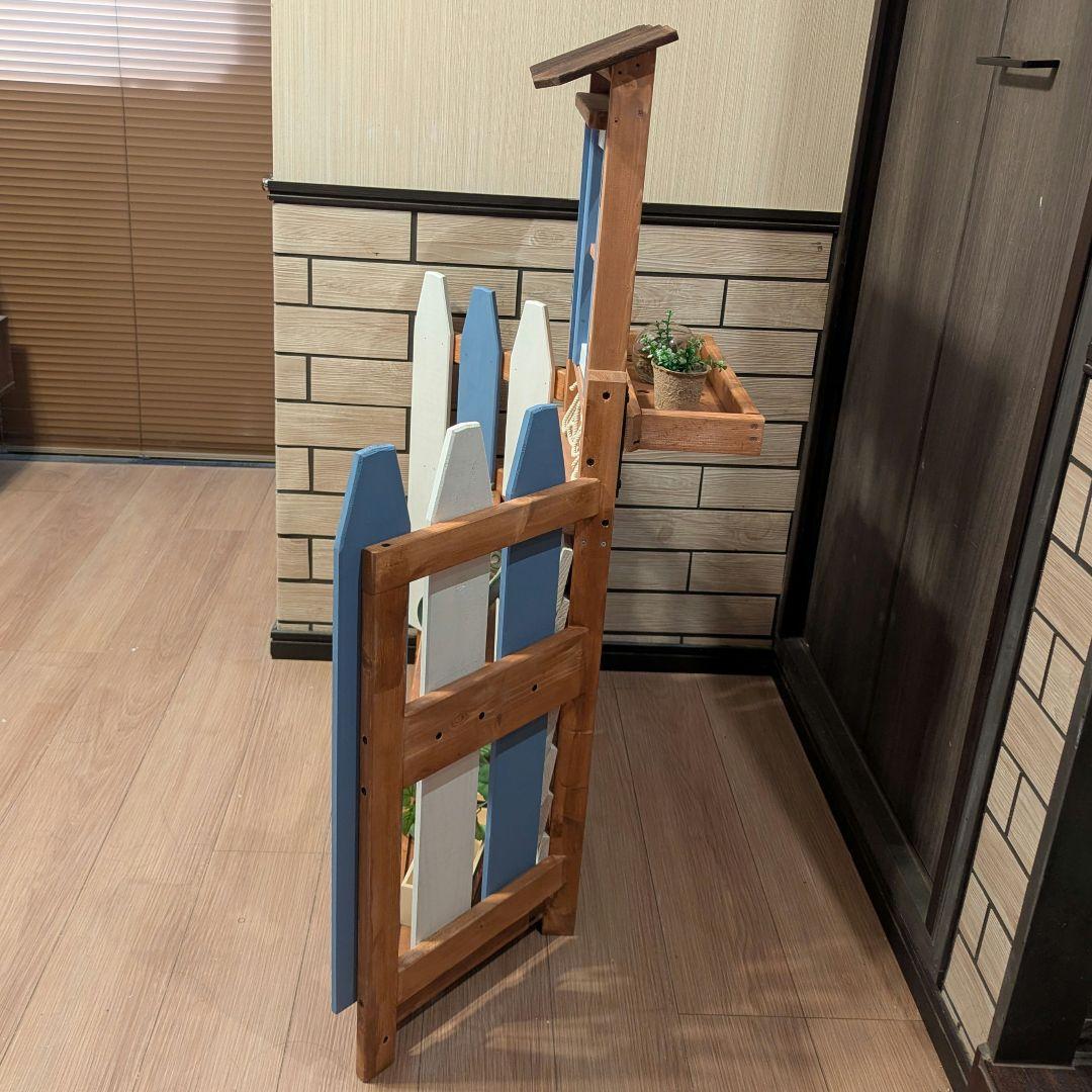 ガーデンフェンス風 多段ラック