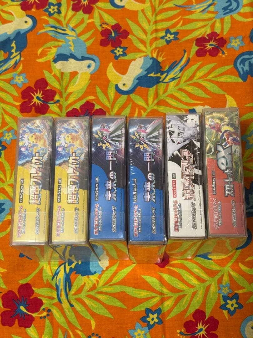 6BOXセット 超電ブレイカー 未来の一閃 スカーレットex ホワイトフレア