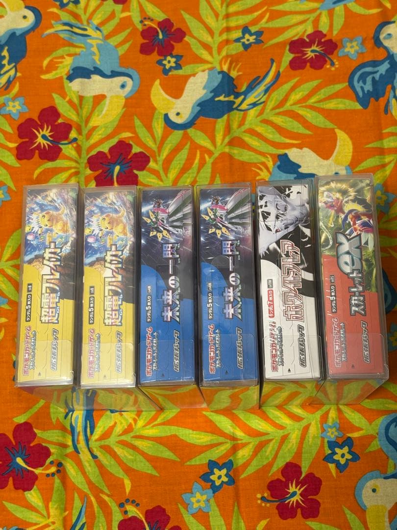 6BOXセット 超電ブレイカー 未来の一閃 スカーレットex ホワイトフレア