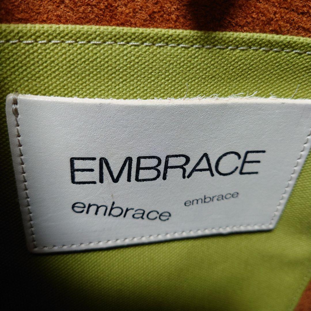 EMBRACE　エンブレイス 手刺繍 シリーズ レザー トートバッグ　猫