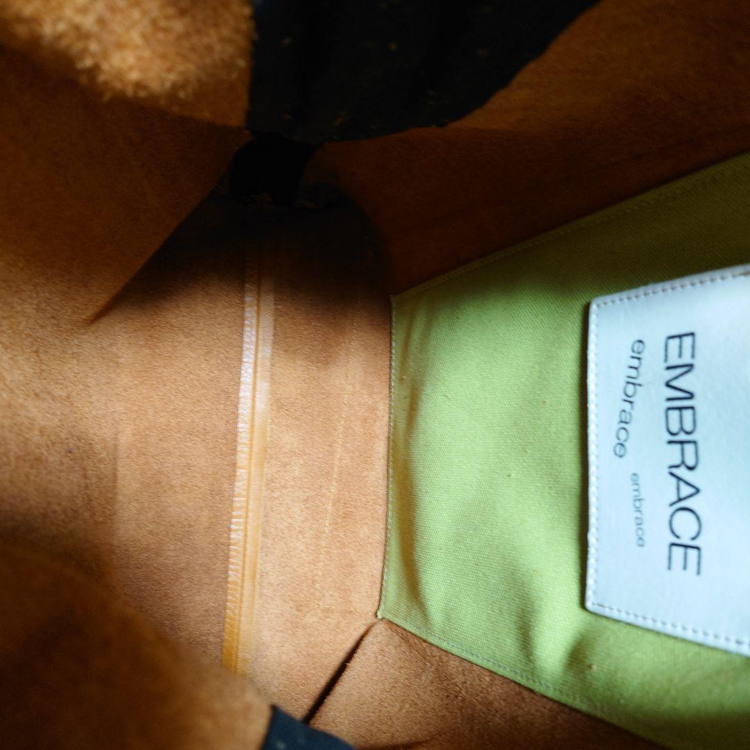 EMBRACE　エンブレイス 手刺繍 シリーズ レザー トートバッグ　猫