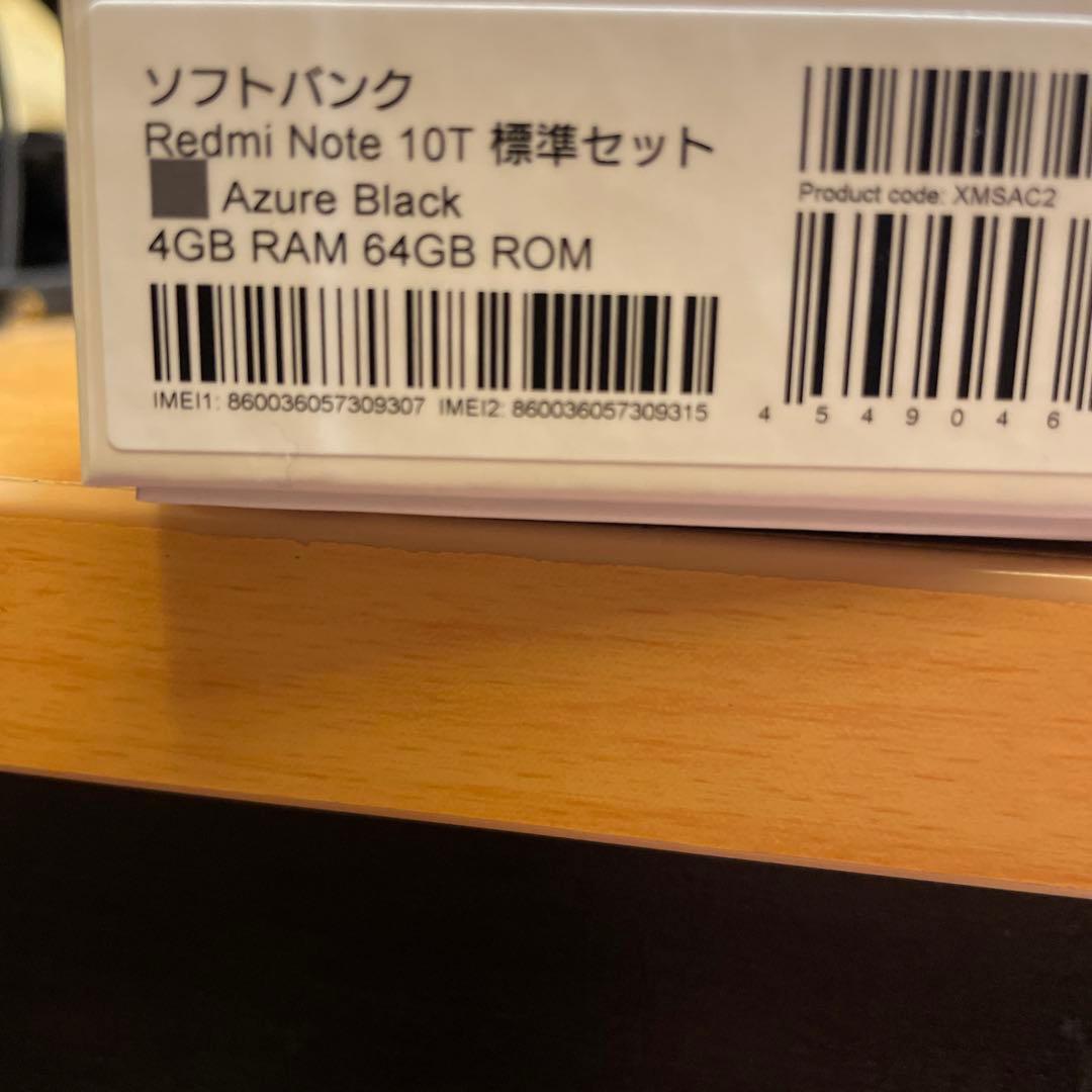 スマートフォン本体 Redmi note 10t