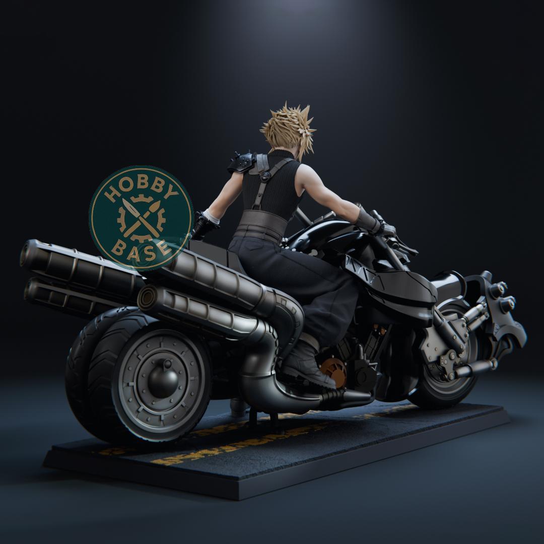【FFVII】クラウド・ストライフ 1/8 ガレージキット - 未塗装・未組立