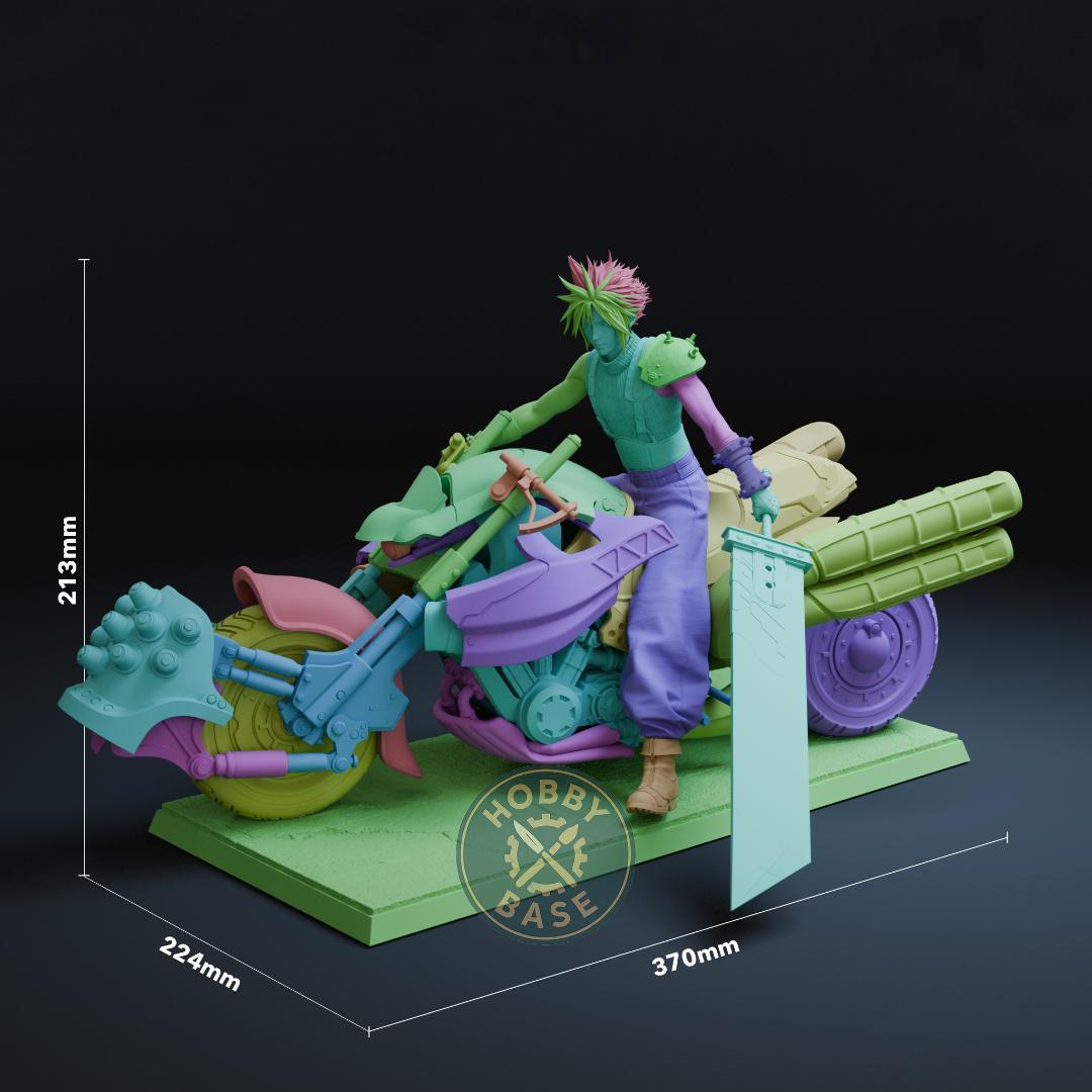 【FFVII】クラウド・ストライフ 1/8 ガレージキット - 未塗装・未組立