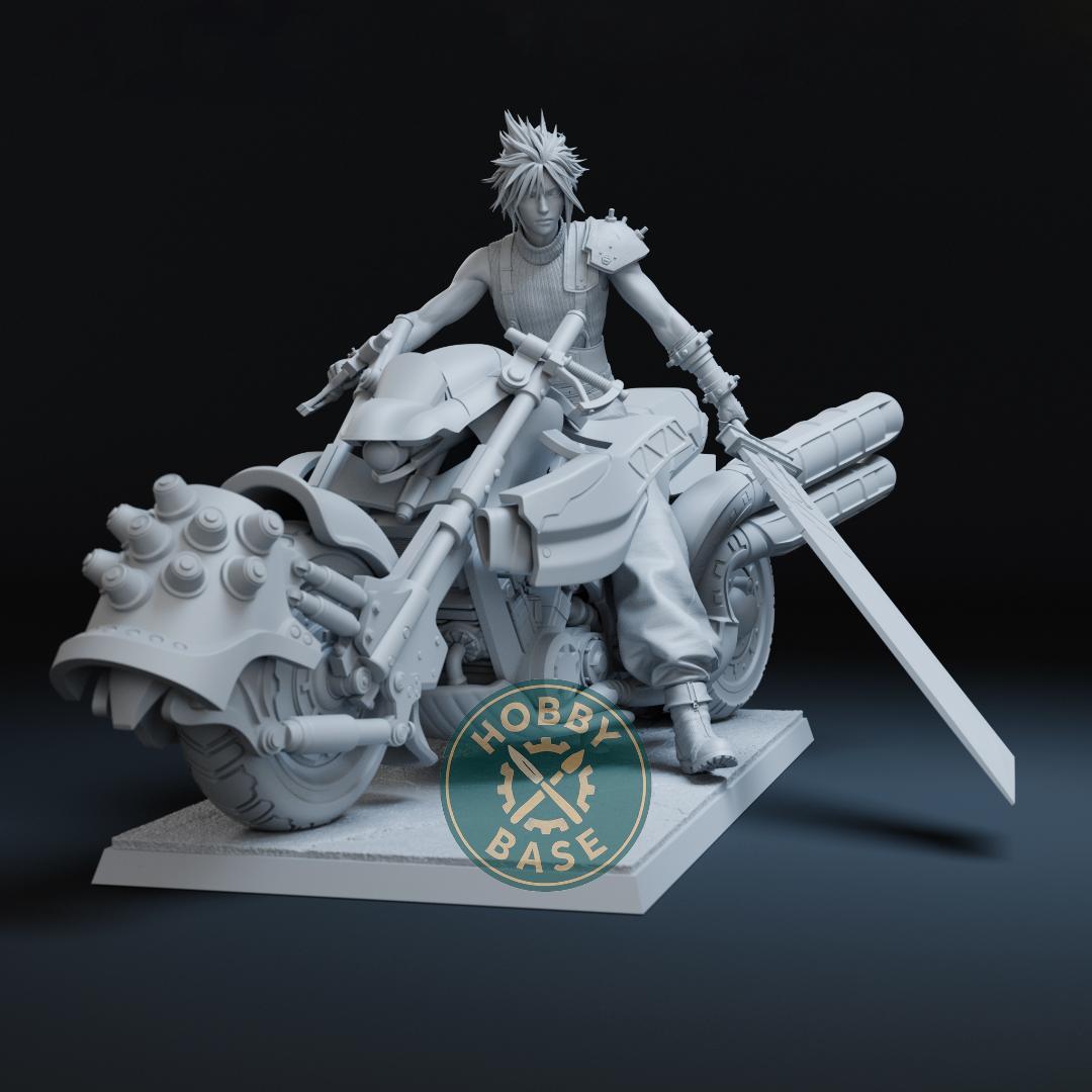 【FFVII】クラウド・ストライフ 1/8 ガレージキット - 未塗装・未組立