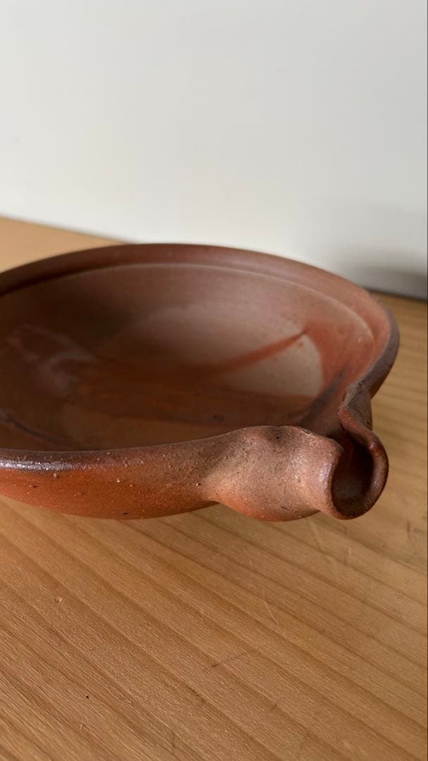 備前焼/恒枝直豆さんの片口の器
