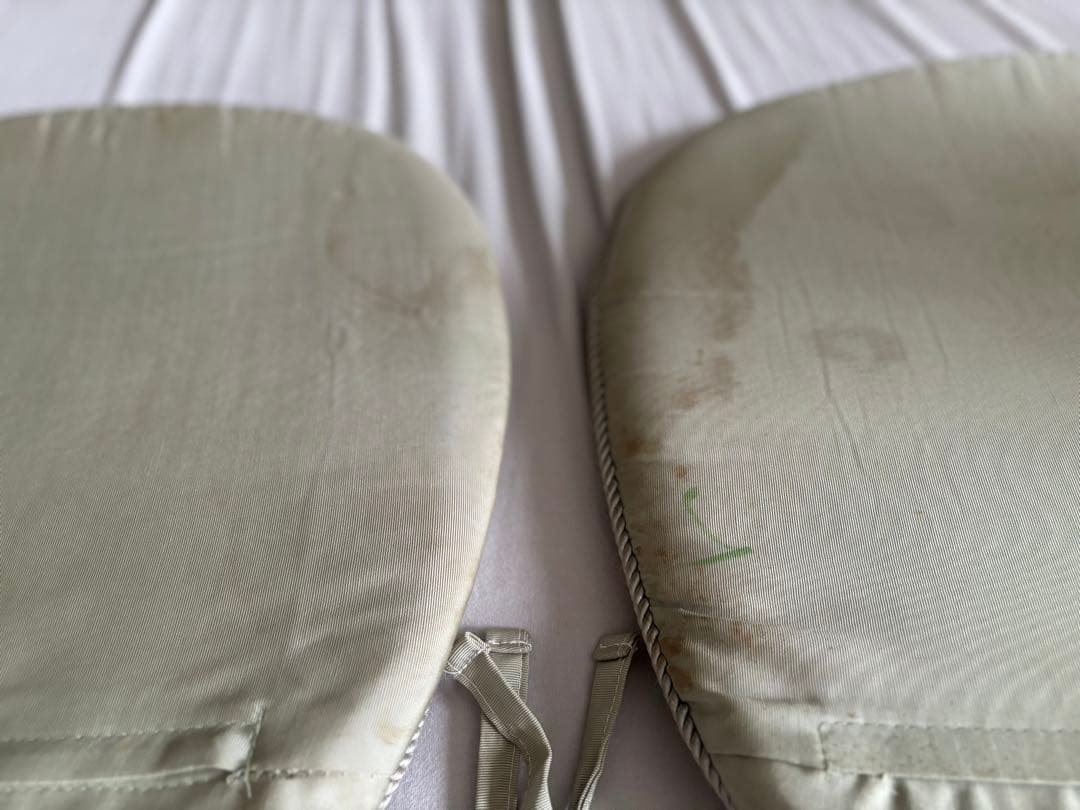 シートクッション花柄椅子用クッション4つセット食卓ダイニングアンティーク