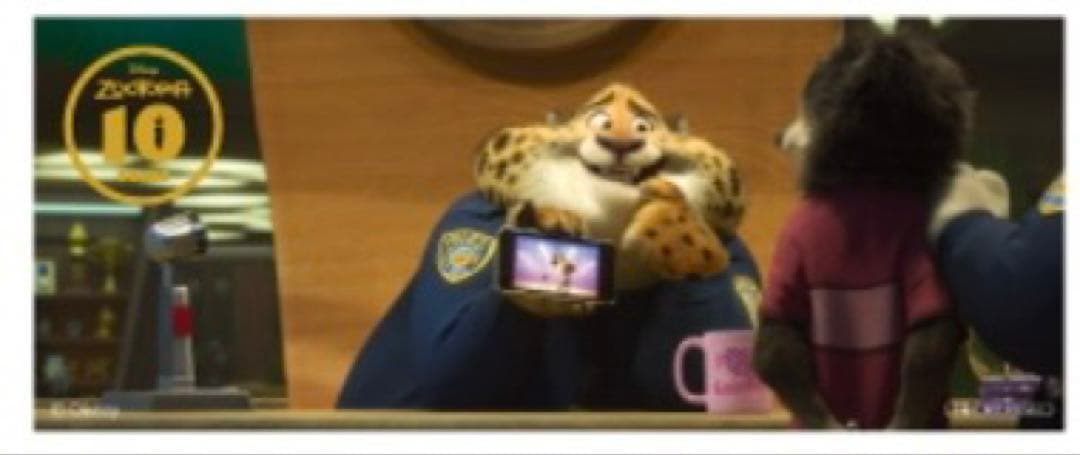 ズートピア カフェ クロウハウザー フィギュア 缶バッチ 箔押しカード セット