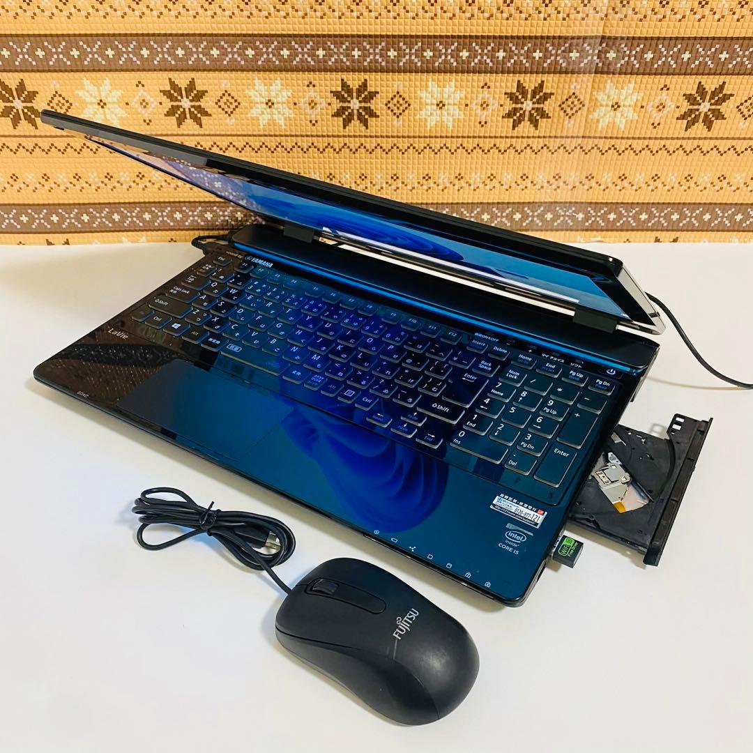 Y956 NECノートパソコン i5メモリ8G高速Windows11オフィス付き