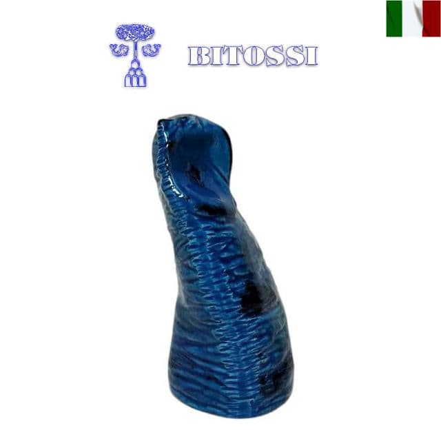 ビトッシ ふくろう 置物 リミニブルー インテリア オブジェ イタリア