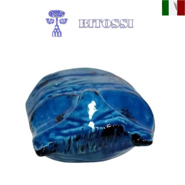 ビトッシ ふくろう 置物 リミニブルー インテリア オブジェ イタリア