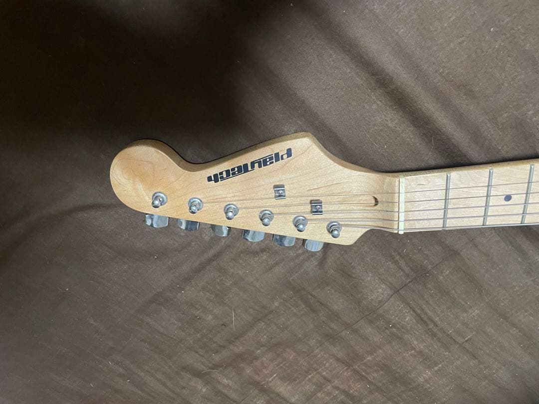 キッズギター　ミニエレキギター　ストラトキャスター　トラベルギタープレイテック