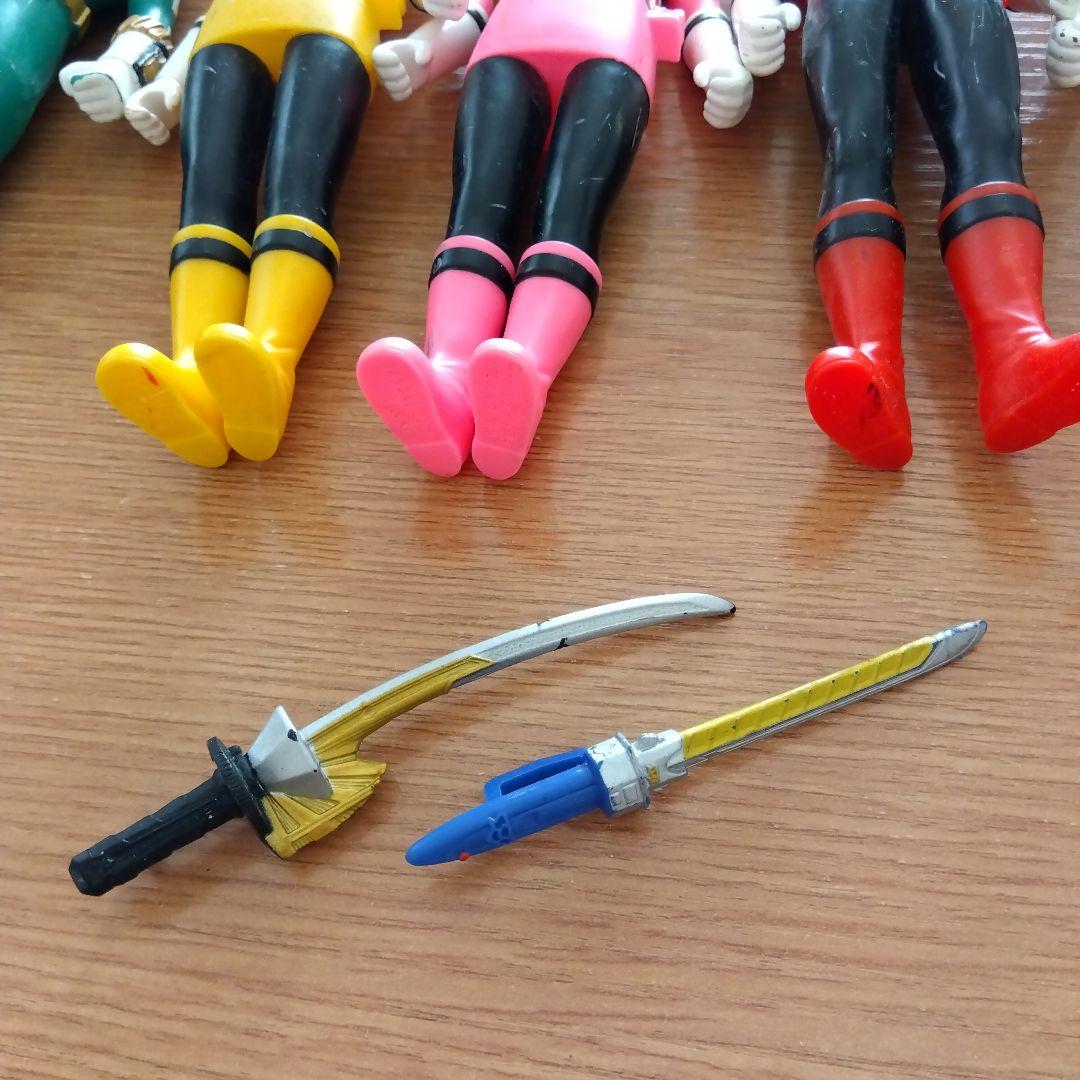 戦隊ヒーロー フィギュアセット　ソフビ