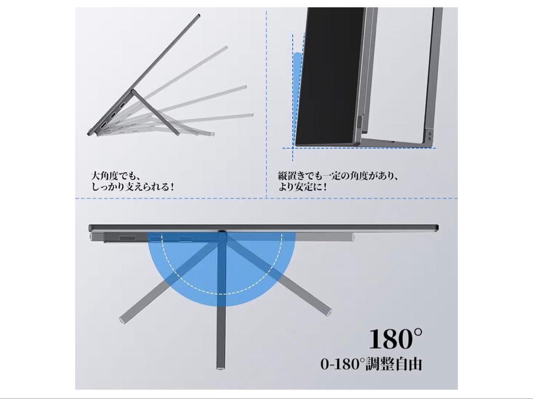 モバイルモニター 13.3インチ 有機EL OLEDパネル cocopar 美品