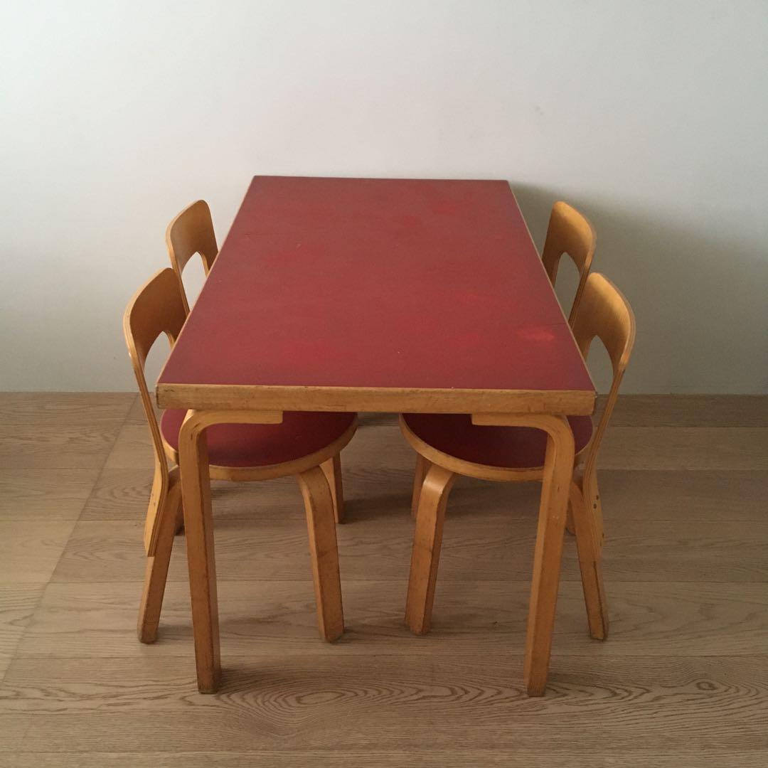 希少 ビンテージ Alvar Aalto キッズチェアA アアルト artek