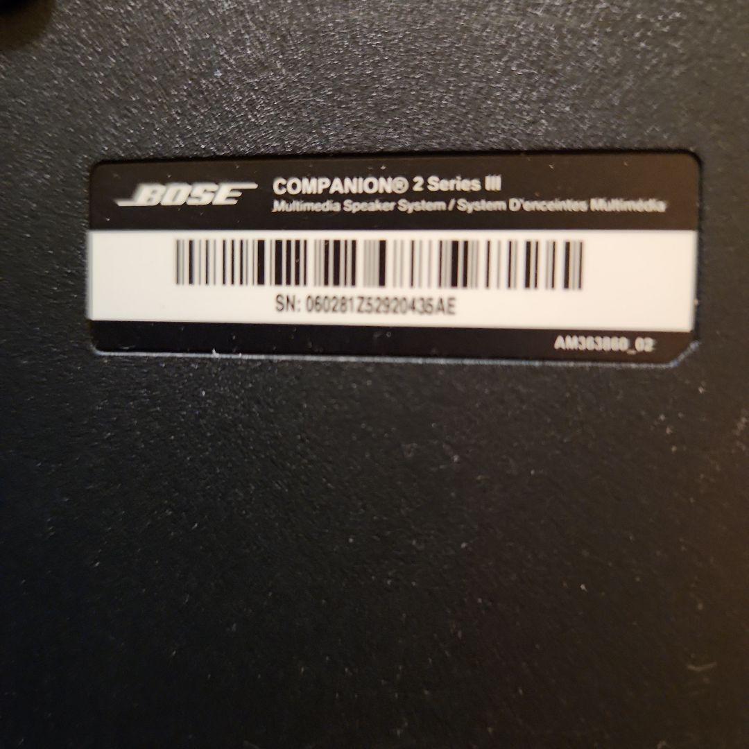オ*】様 Bose Companion 2 Series III PCスピーカー