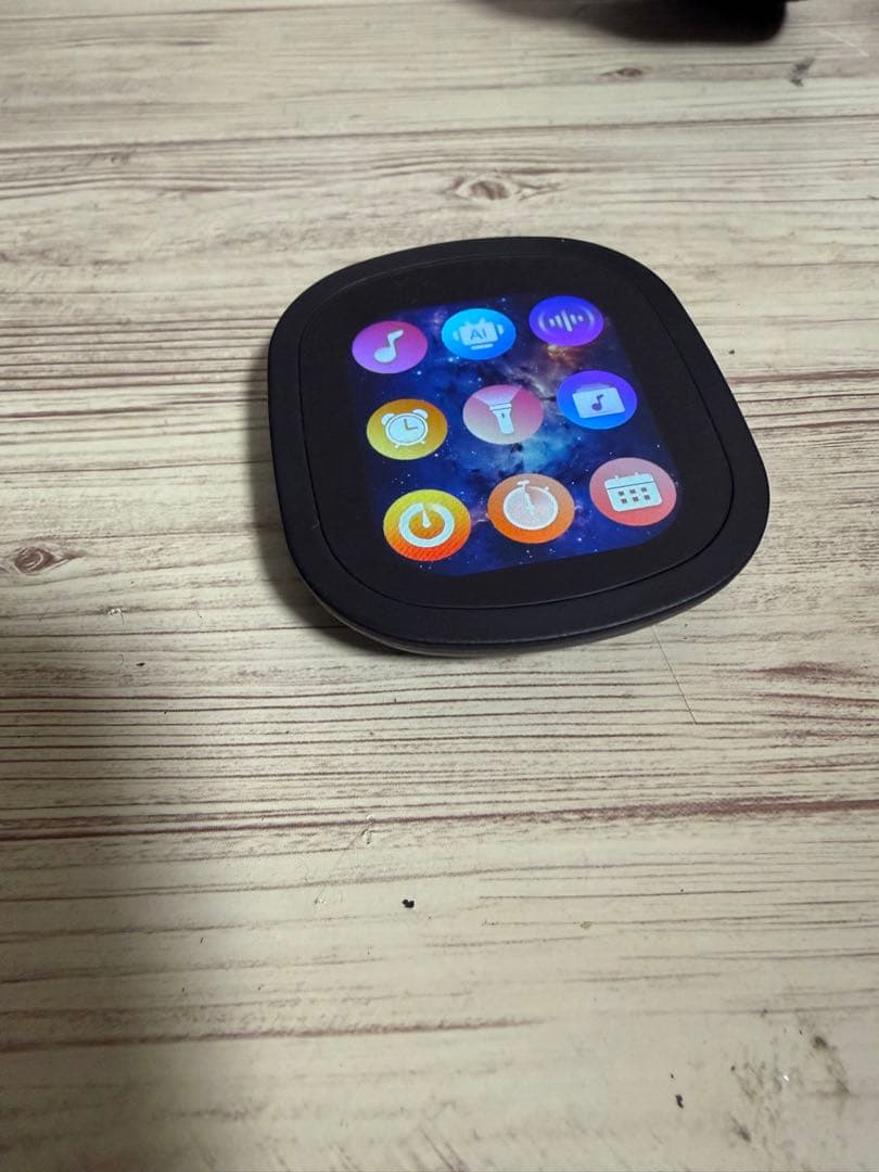 ワイヤレスヘッドホン ブラック 液晶ディスプレイ搭載