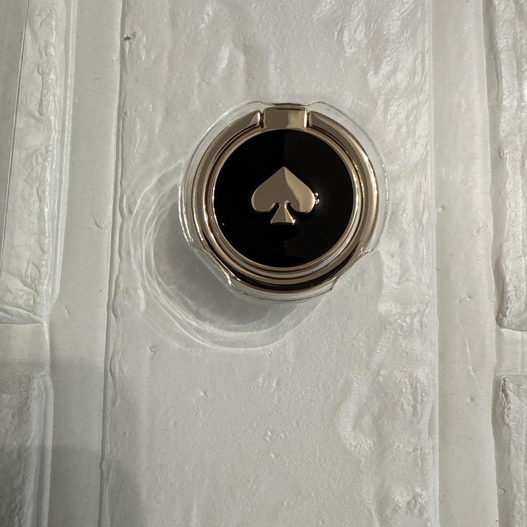 新品kate spade ⭐️iPhone 16リング付きケース　スペードフラワー