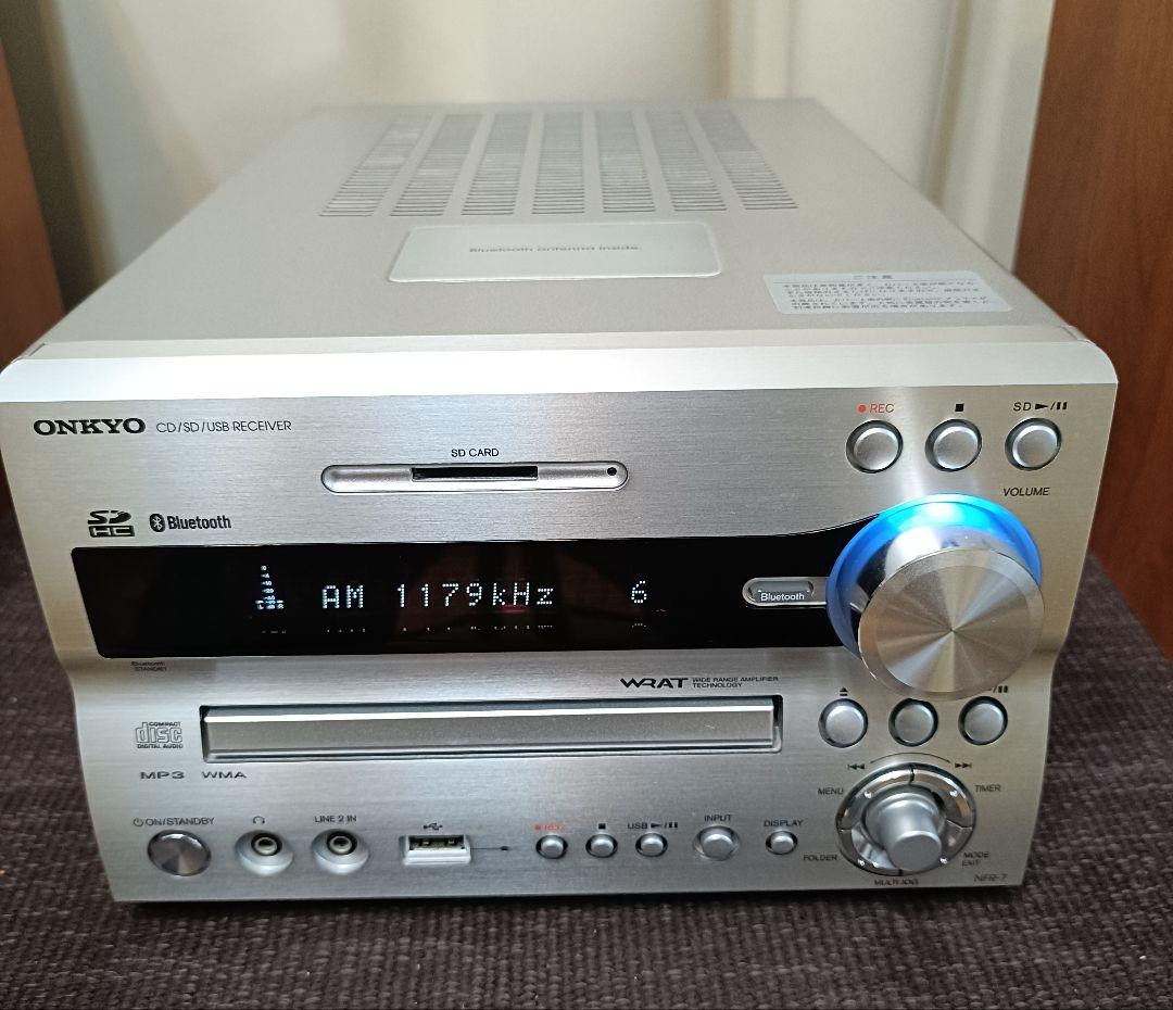 ONKYO NFR-7 CD/SD/USB ブルートゥス レシーバー 付属品一式