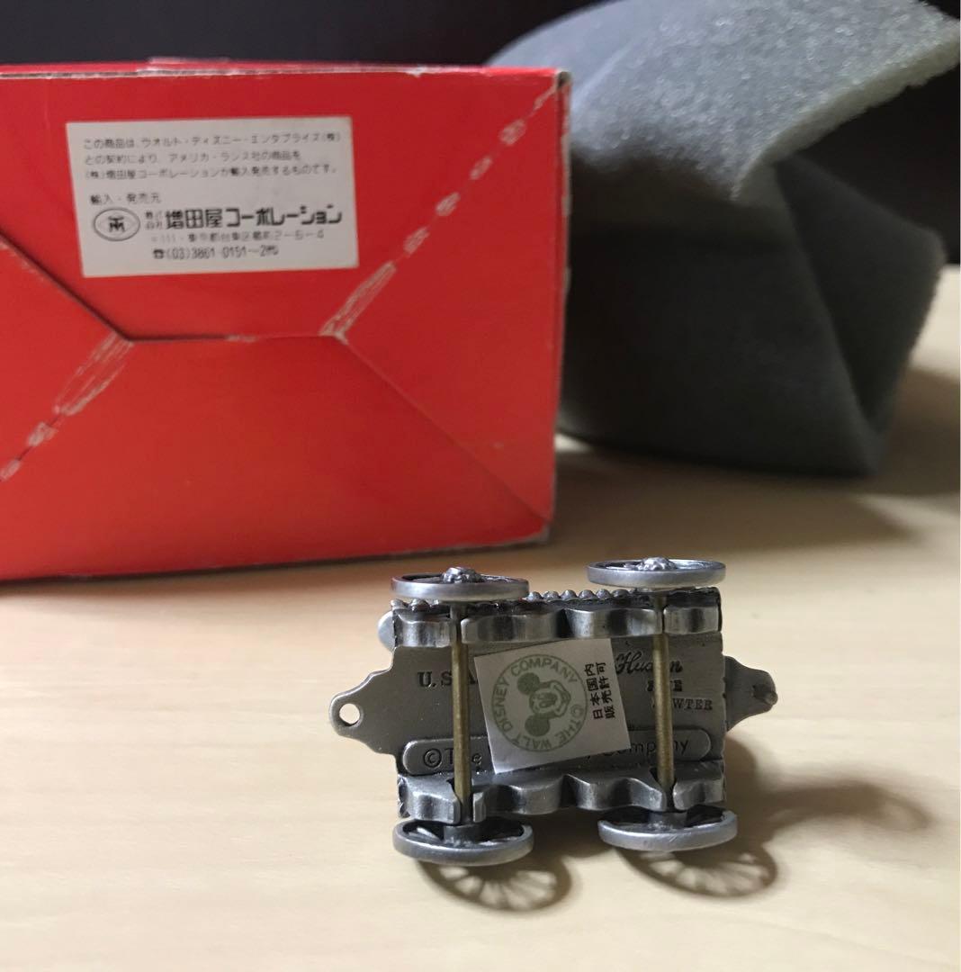 ディズニー　置物　真鍮製　列車　先頭　No.8 ミッキーマウス　最後尾　セット